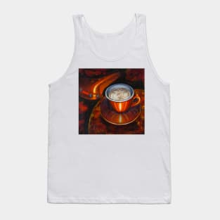 Still life with bicycle saddle Tank Top